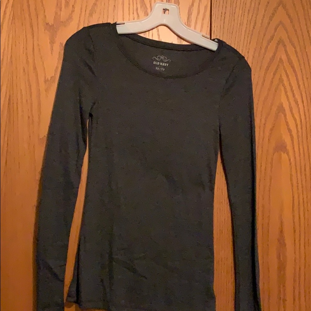 Old Navy grey long sleeve.